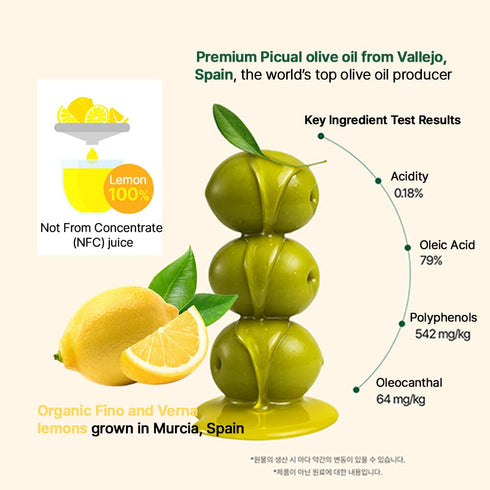 50:50 16g*10 BB LAB Organic Olive & Lemon Dual Shot, Ratio, Cold-Pressed Extra Virgin Olive Oil & NFC Lemon Juice