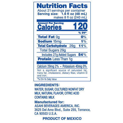 33.8 oz (Pack 1) CALPICO Concentrate Smooth & Refreshing Japanese Citrus Drink, Sweet and Tangy, No Artificial Color