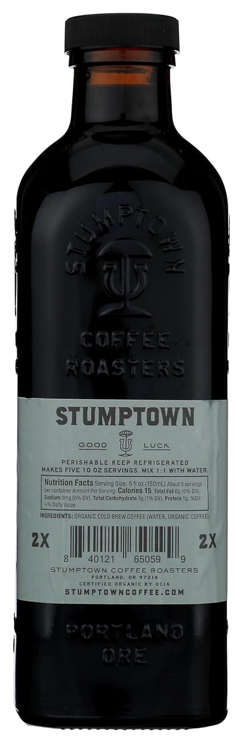 25.4 STUMPTOWN COFFEE ROASTERS Organic French Roast Cold Brew Concentrate, FZ