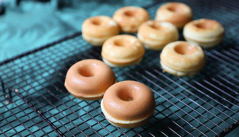 Rabbit Creek Confetti Donuts Mix, With Frosting Glaze Included, Baked Donuts, Not Fried