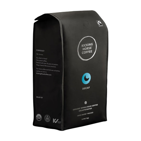 Kicking Horse Coffee, Swiss Water Process, Whole Bean, 2.2 Pound - Organic