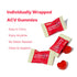 Gummies Gummies 30 Gummies Sohwi Apple Cider Vinegar ACV for After Meals & Cravings, Plant-Based Formula, No Gelatin