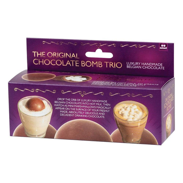 Funtime Gifts 3 Pack Hot Chocolate Bomb Trio Milk Silky Mini Marshmallow Bedtime Kids