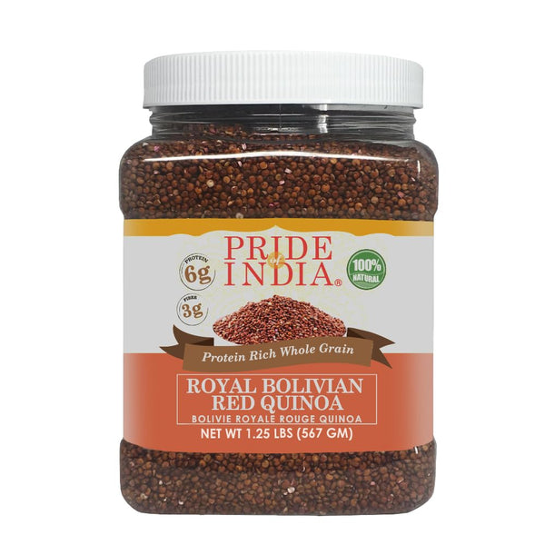 Pride Of India - Natural Red Royal Quinoa - 100% Bolivian Superior