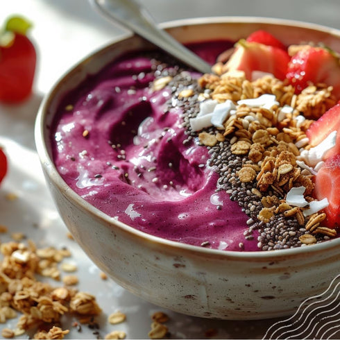 8oz NaturaleBio Organic Acai Powder - Freeze Dried Acai Berry Powder (Freeze Dried) from Brazil - Raw Food from Acai