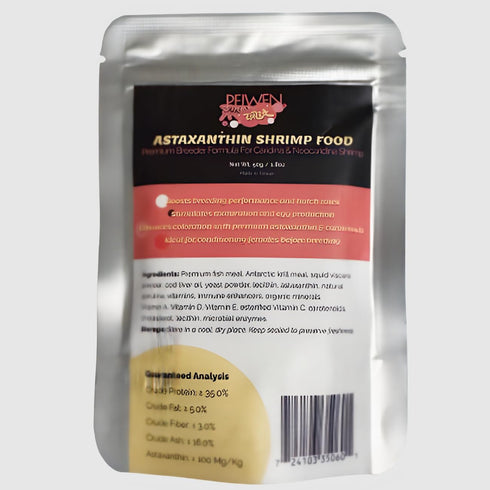 ASTAXANTHIN Shrimp Food, Premium Natural Ingredients, High Protein, Rich in Vitamins for