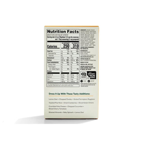 365 5 by Whole Foods Market, Organic Lemon And Herb Pearled Couscous, Ounce