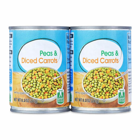 Generic Classic Garden Mix Peas & Diced Carrots Ready-to-Serve Canned Vegetables (8.5 oz)