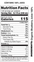 8.4 (Pack 12) Pomona Organic Juices Pure Blueberry Juice, Cold Pressed Organic Juice, Non-GMO, No Sugar Added, Not from
