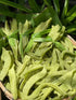 Generic 500g Mut Dua Non Homemade Young Coconut Candy Strips, Low Sugar, Natural Colors, White and Pandan Green Mix