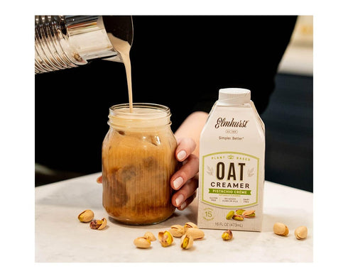 16 Oz Elmhurst, Creamer Oat Pistachio, Fl