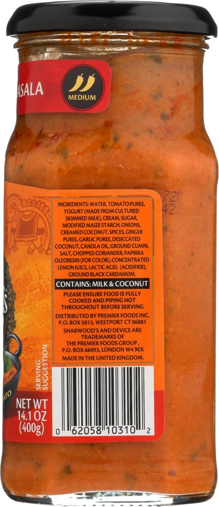 Sharwood's 14.1 oz 2 Indian Cooking Sauce Tikka Masala -- - pc