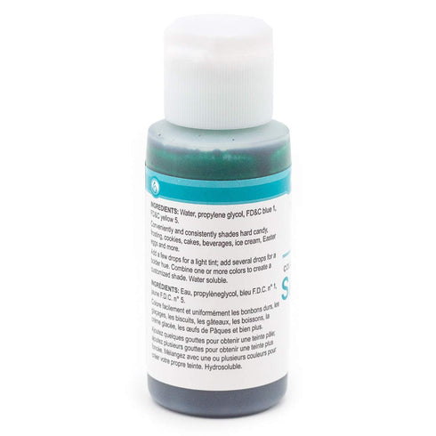 LorAnn Teal Liquid Food Color, 1 Ounce Squeeze Bottle