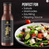 12 Oz CW Dressings - Award-Winning Date Balsamic Vinaigrette Marinade & Salad Dressing Made w/Deglet Nour Date Syrup