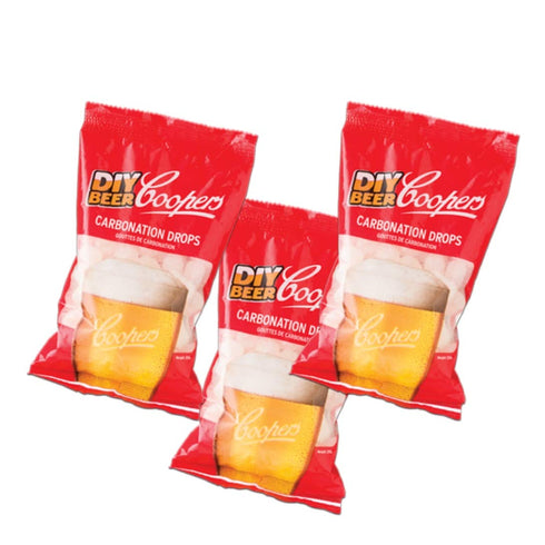 Coopers DIY Home Brewing Carbonation Drops, 3 Pack