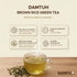 150 (1.5g Damtuh Korean Brown Rice Green Tea Roasted Genmaicha Blend, Nutty & Refreshing Flavor, Tea Bags each)