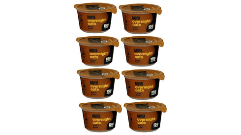 generic Mush Overnight Oats - Peanut Butter - Good Source of Fiber, Non-GMO,