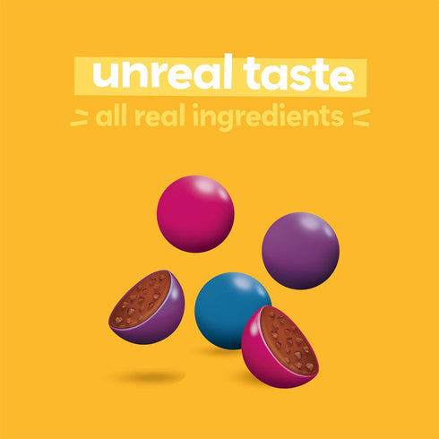 Unreal Candy Coated Chocolate Crispy Quinoa Gems, 5 Ounce Bag