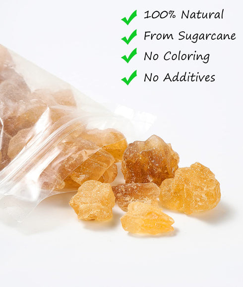 10 Oz/283g,100% Premium Rock Sugar Natural & No Additives,.
