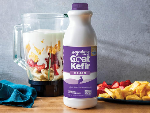 32 Oz Meyenberg Goat Dairy, Kefir Goat Plain, Fl