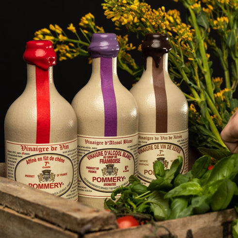 Pommery 16.9oz Aged Red Wine Vinegar in a Sandstone Bottle