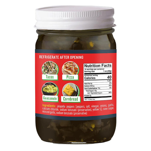 12 oz (Pack 2) Candied Jalapeo Slices fl Ragin' Cajun Foods - Sweet and Spicy Pickled Peppers for Snacking, Sandwich