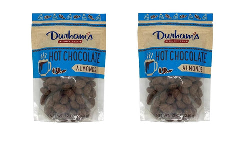 HEB Durham's Hot Chocolate Almonds 12 oz(pack of 2)