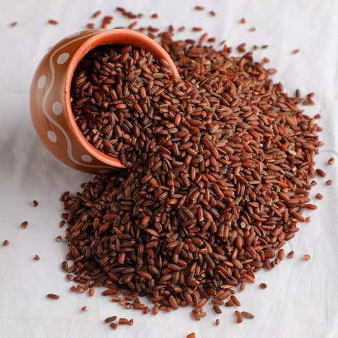 (4 Lb) 12+months Rigel Spices | Forest Elephant Red Rice | Kaatu Yaanam Ancient Rice | Kattuyanam rice | aged | GLUTEN