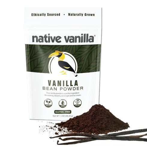 Vanilla Bean Powder - 1 oz - Premium 100% Pure Ground Vanilla