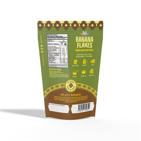 100% Wipala Banana Flakes - Banana - Perfect for Garnish, Toppings, Baking, and Sugar Replacement