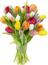 KaBloom - Bouquet of 20 Assorted Tulips Without Vase - Fresh Flowers