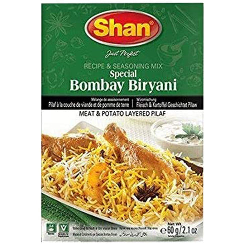 2.1 oz (Pack 8) Shan - Bombay Biryani Masala Seasoning Mix