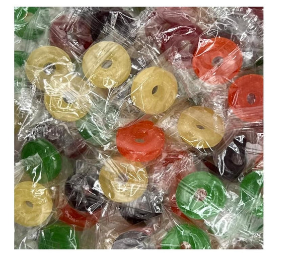 Generic Mixed Fruit Hard Candy, 5 Flavors, Cherry, Raspberry, Watermelon, Orange, Pineapple, Individually