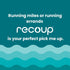 ((Pack 12), Recoup Organic Sparkling Prebiotic Drink - Ginger with Electrolytes for Gut Health Support & Hydration, No