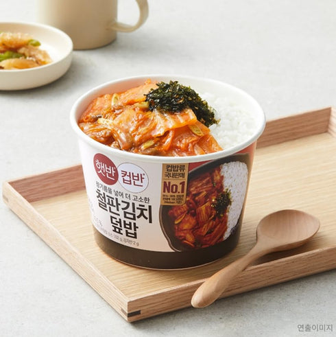 Alliving (3bowls, CJ Instant rice Hetbahn CupBan Fried Kimchi)