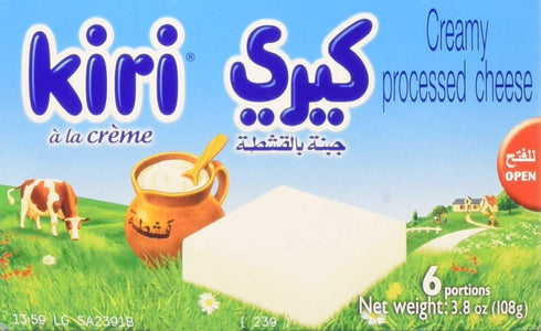 Bel Kiri Cheese Wedges, 6 portions (108g)