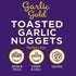 Garlic Gold Toasted Nuggets, Crunchy Roasted Garlic Seasoning, USDA Organic Salad Topper, Keto Paleo Friendly (3 Pack)