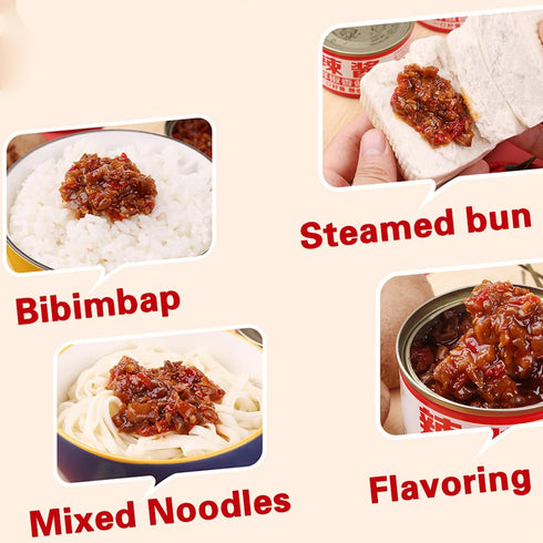 STARTZYK 80g 6 Mushroom Chili Sauce, Spicy Umami Chili Crisp with Mushrooms & Peppers, Asian Gourmet Chili Paste