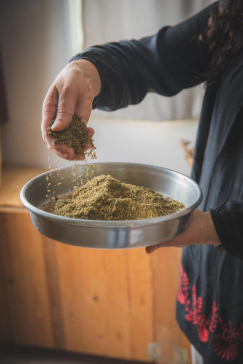 SINDYANNA OF GALILEE Zaatar Spice Mix, Fair Trade Za’atar from Galilee, Made in Israel (40 gr.)