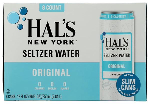 HALS NEW YORK Original Seltzer 8pk, 12 FZ