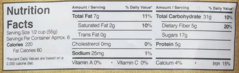 Poiget Flax4Life 11 oz Gluten Free Flax Chunky Chocolate Snacking Granola