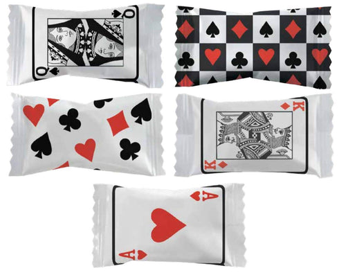 Fruidles Card Games Buttermints - Mint Candies, After Dinner Mints, Fat-Free, Kosher Certified, 55 Pieces