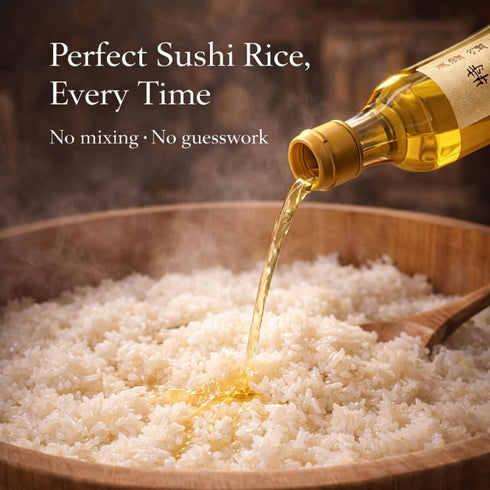MAJI RICE 100% 12 oz UCHIBORI Limited Edition Japanese Artisan Sushi Vinegar with First-Pressed Dashi & Rishiri Kelp