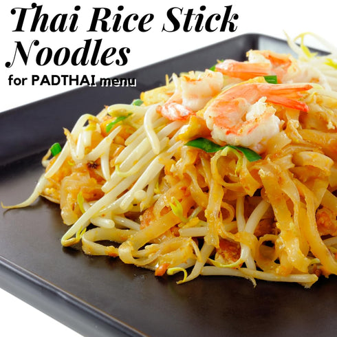 400 Thai Chantaboon Rice Stick Noodles grams Chanthaburi, Sen Chan to cook Pad Thai, Pad Mee Thai Tom Yum, Boat Noodle