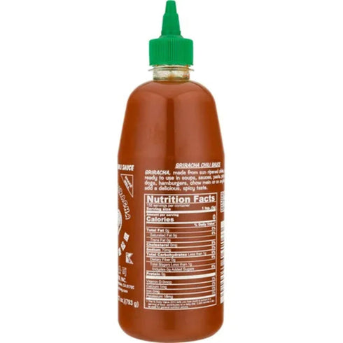 Rex 28 oz (Pack 2) Sriracha Hot Chili Sauce, of | Authentic Spicy Sauce for Dipping, Noodles, Stir-Fries & Marinades