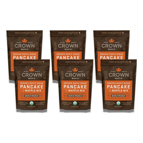 Crown Maple Certified Organic Pancake and Waffle Mix, Made with Handcrafted Sugar