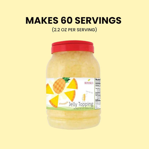 Topping-8.38lbs/bottle-Pineapple Bossen Jelly flavor