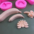 SOMUMOK 3D Banana Shaped Silicone Fondants Cake Supplies Pastries Bakings Tool Resins Ornament Handmade Soaps Mo