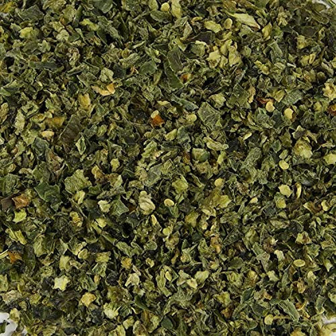 Dried Hot Jalapeno Pepper Flakes - Dehydrated Washed Diced & Dried (1/2 Pound) with Lots of Seeds