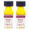 LorAnn Oils Super Strength Flavoring - Banana Cream, Pack of 2, 0.125 fl oz - Bold, Natural Flavors for Candy Making